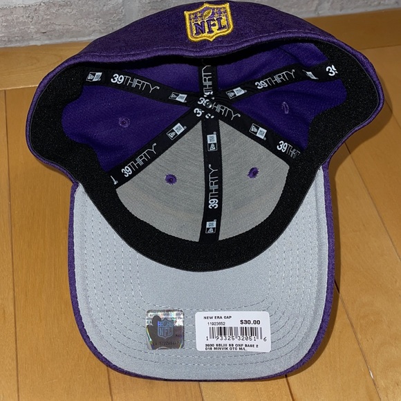 New Era Hat Minnesota Vikings Fitted 39THIRTY Cap - Picture 6 of 7